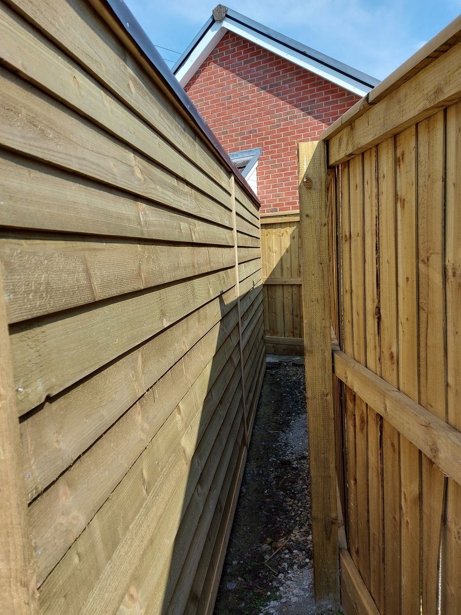 Treated Feather Edge Fencing/Cladding Boards