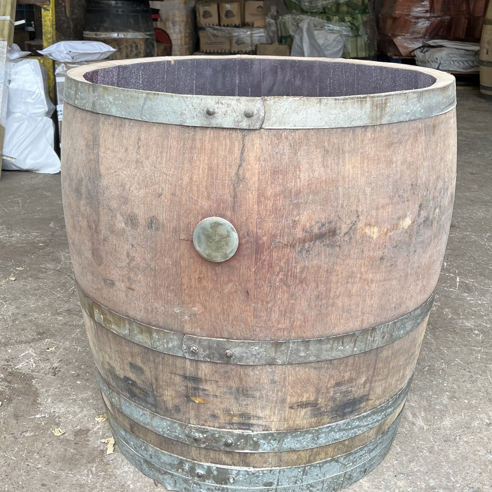 
                      
                        Oak Wine Barrel Planters - Quarter, Half and Three-Quarter
                      
                    