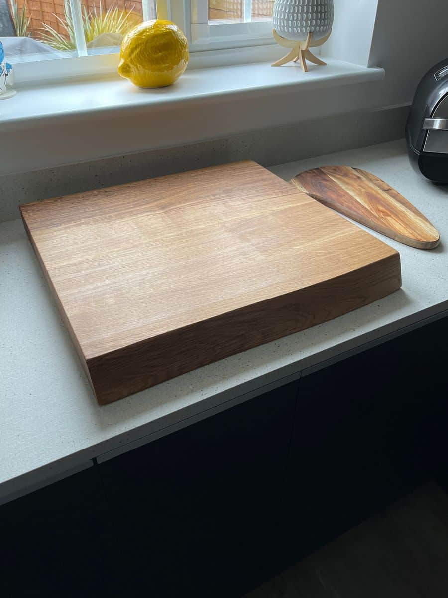 Solid Oak James Martin Style Chopping Board - Custom Size - Square Edge or Waney Edge