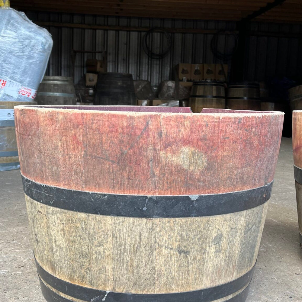 
                      
                        Oak Wine Barrel Planters - Quarter, Half and Three-Quarter
                      
                    