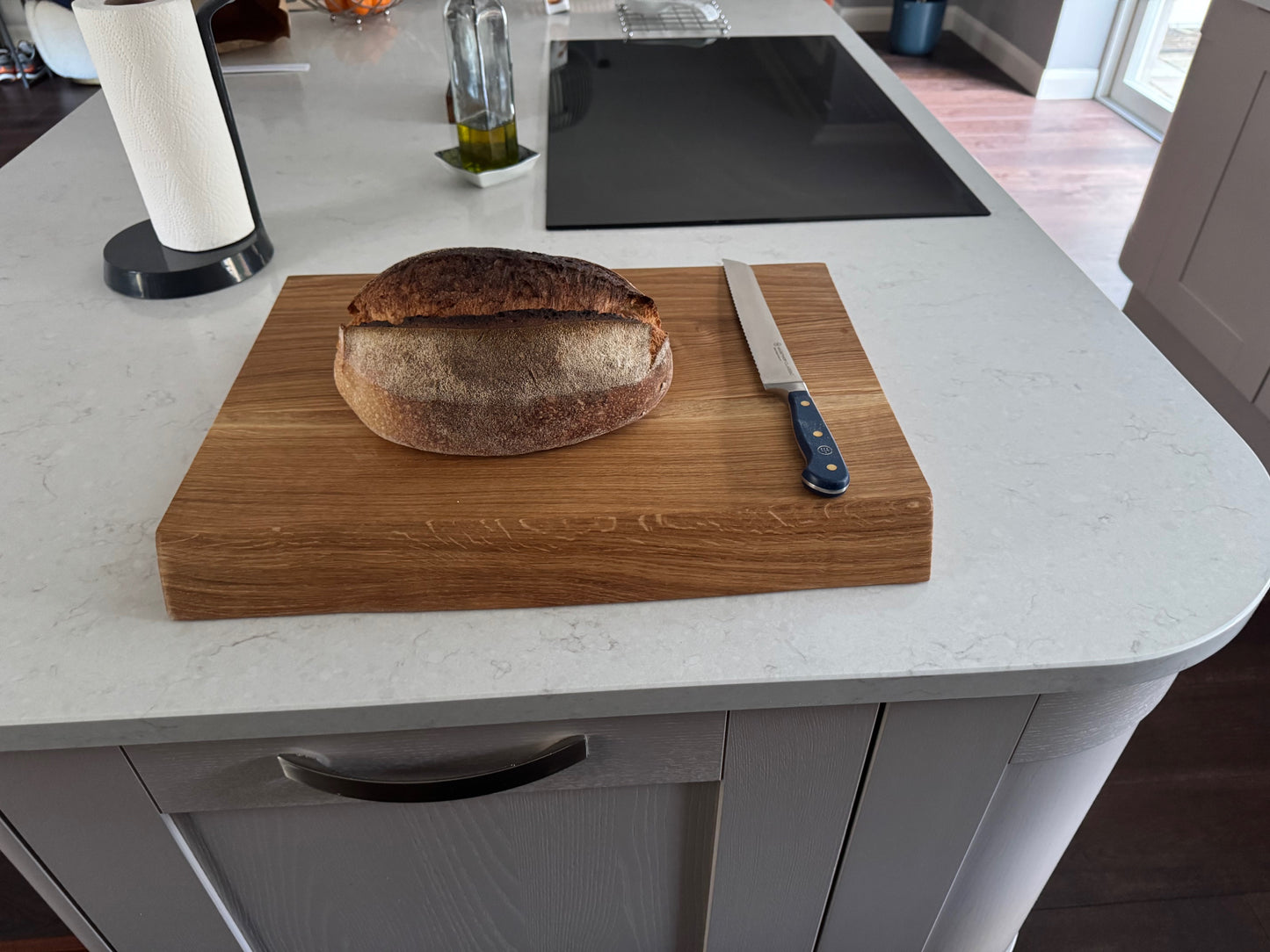 Solid Oak James Martin Style Chopping Board - Custom Size - Square Edge or Waney Edge