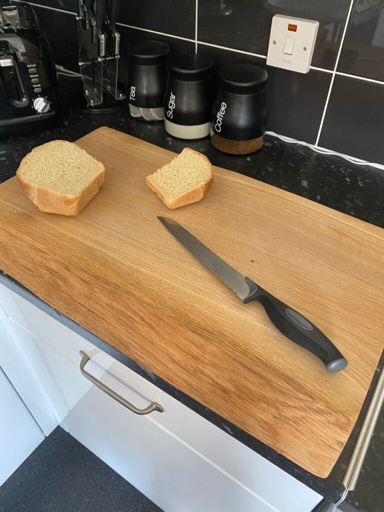 
                      
                        Solid Oak James Martin Style Chopping Board - Custom Size - Square Edge or Waney Edge
                      
                    