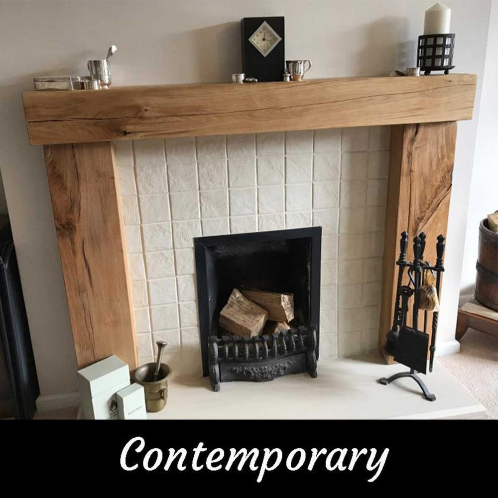 Oak Beam Fireplace Surround - 1500mm Wide