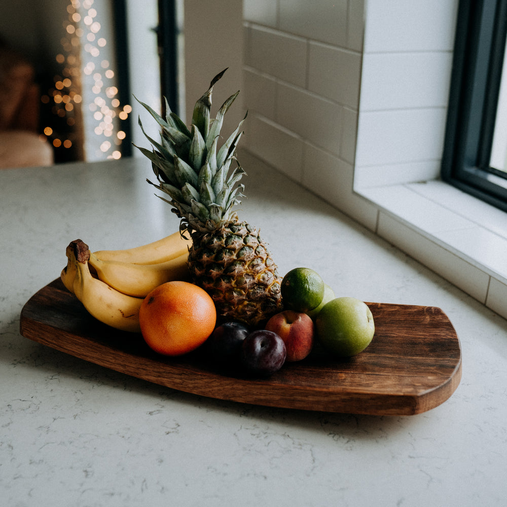 Fruit Bowl Handcrafted from Oak Barrel Staves