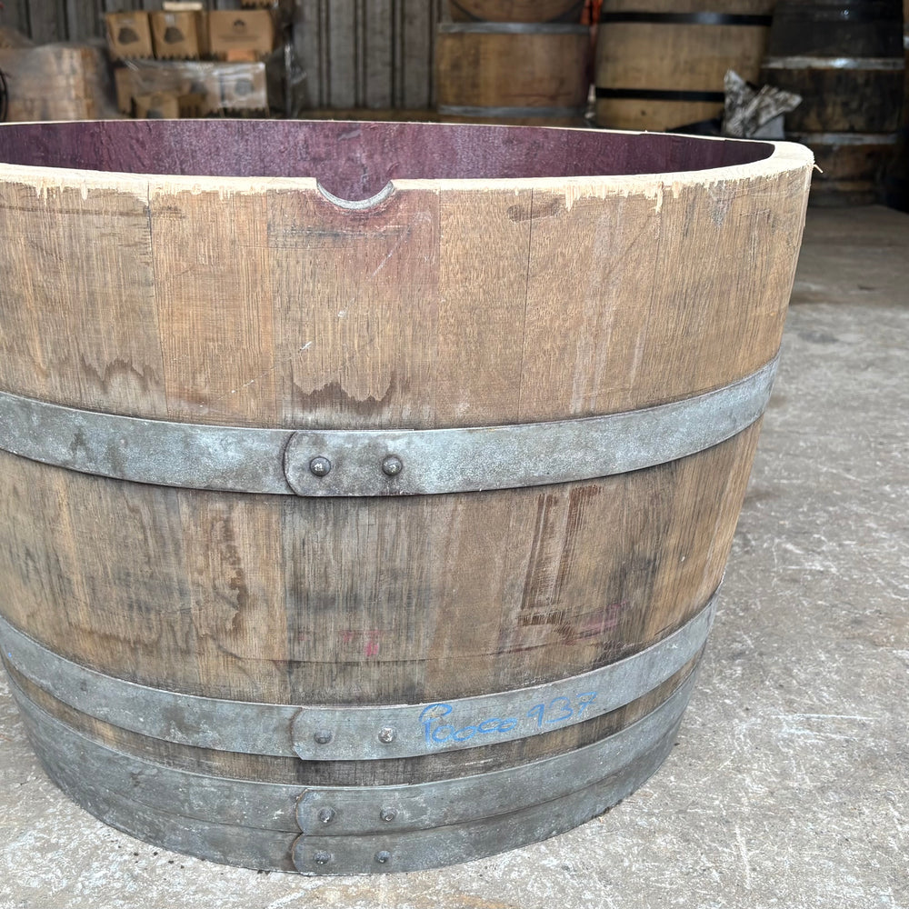 
                      
                        Oak Wine Barrel Planters - Quarter, Half and Three-Quarter
                      
                    