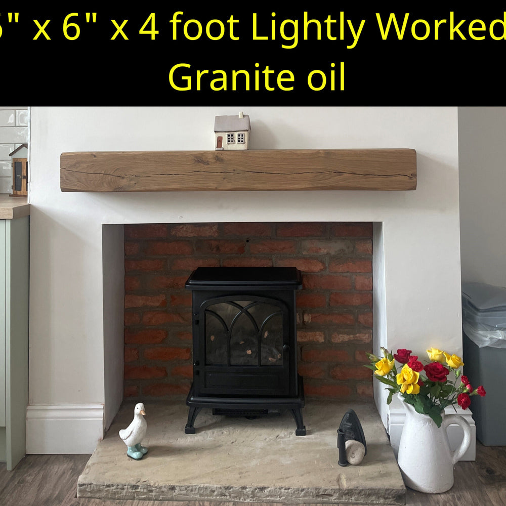 
                      
                        Oak Fireplace Beams - Highest Quality, Best Value Mantels (Planed and Sanded)
                      
                    