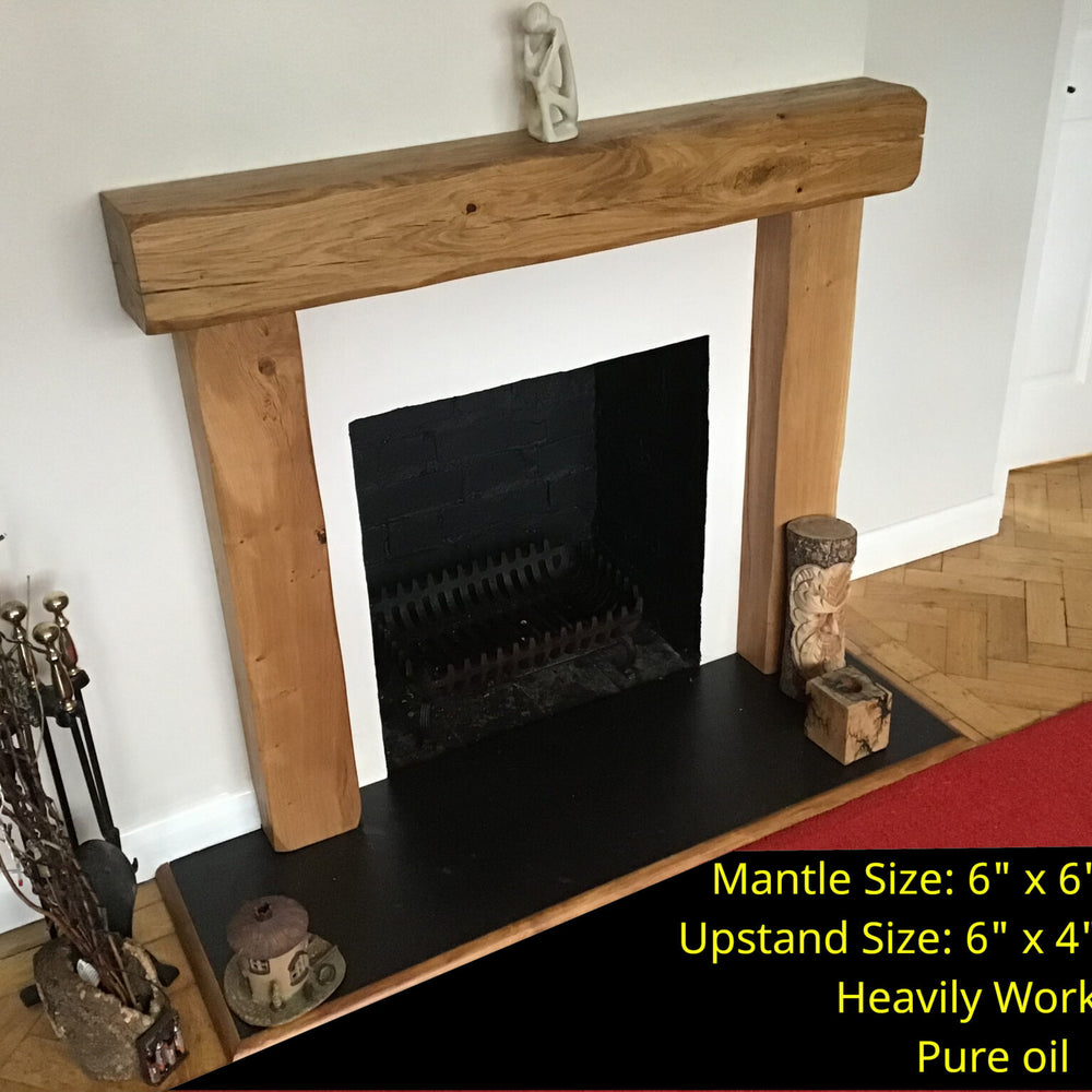 Oak Beam Fireplace Surround - 1200mm Wide