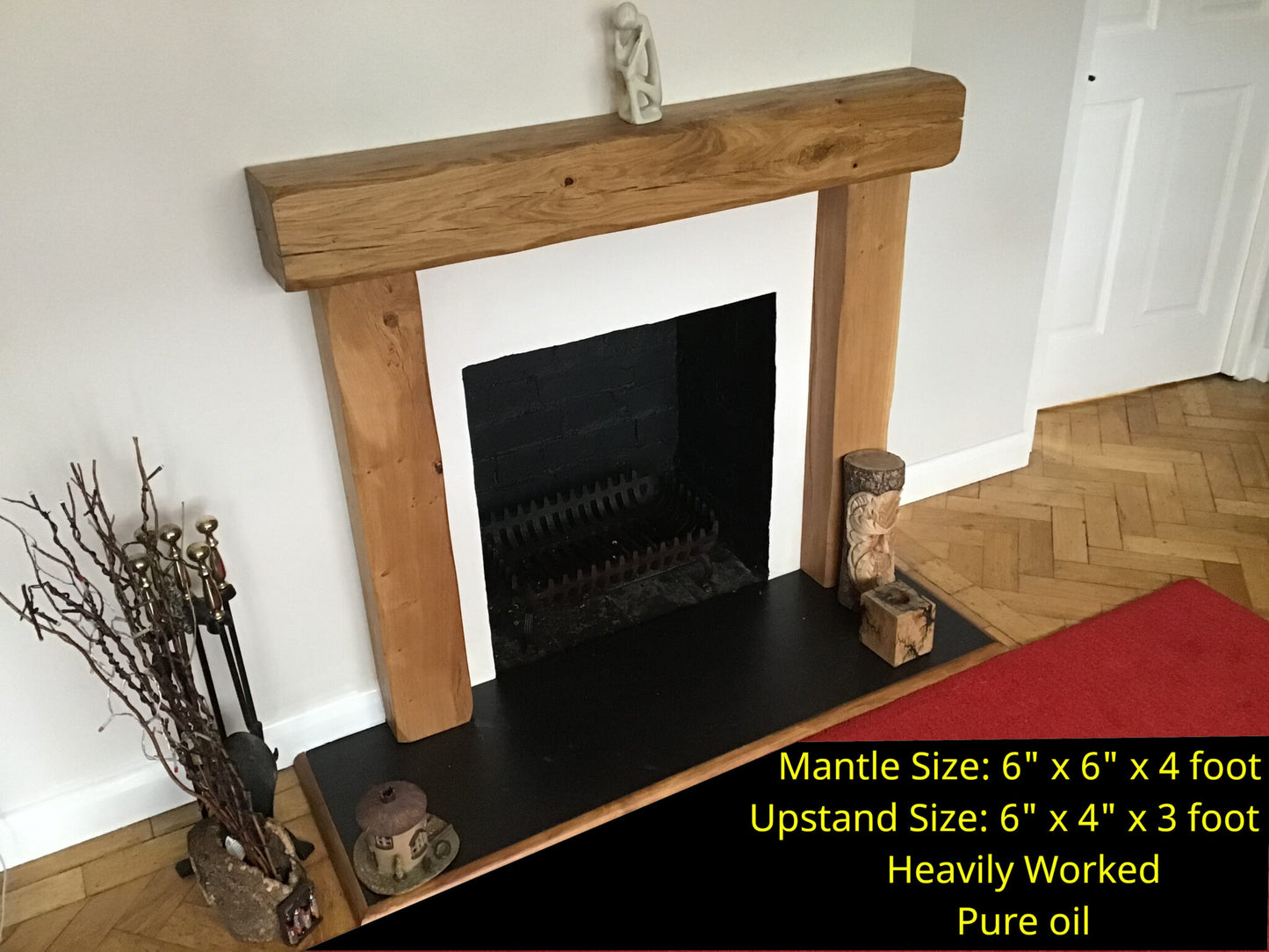 Oak Beam Fireplace Surround - 1200mm Wide