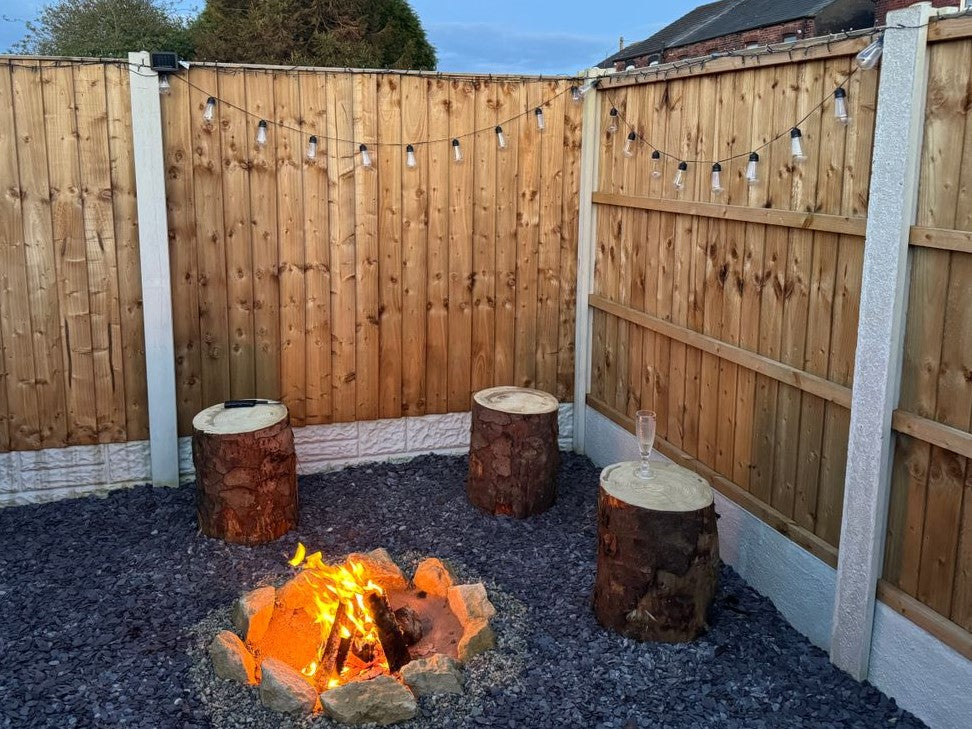 Softwood Log Stump Stool / Table