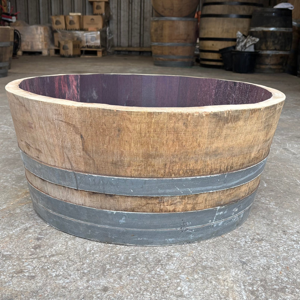 
                      
                        Oak Wine Barrel Planters - Quarter, Half and Three-Quarter
                      
                    