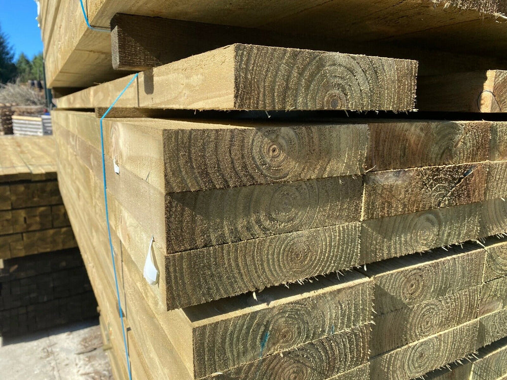 Treated Softwood Railway Sleeper Boards